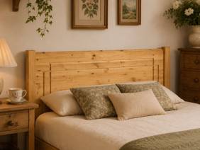 Friendship Mill Vegas Pine Wooden Small Double Bed Frame2