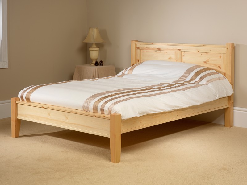 Friendship Mill Coniston Pine Low End Wooden Bed Frame1