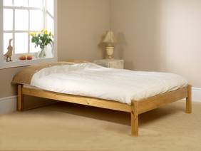 Friendship Mill Studio Pine Wooden Double Bed Frame1