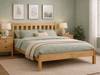 Friendship Mill Shaker Pine Low Footend Wooden Bed Frame1