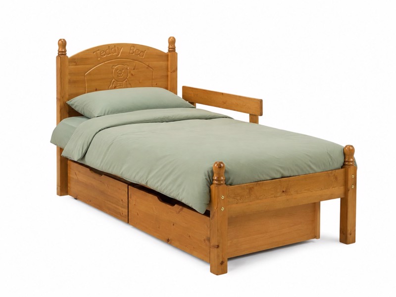 Friendship Mill Teddy Pine Wooden Kids Bed3