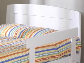 Friendship Mill Rainbow White Wooden Kids Bed2