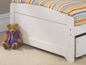 Friendship Mill Rainbow White Wooden Kids Bed3