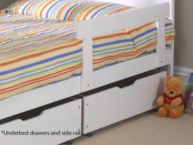 Friendship Mill Rainbow White Wooden Kids Bed4