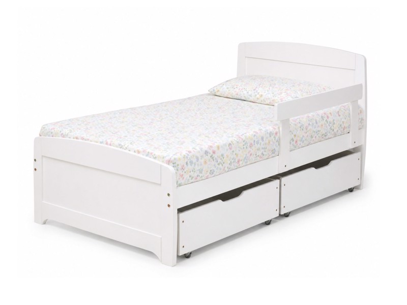 Friendship Mill Rainbow White Wooden Kids Bed3