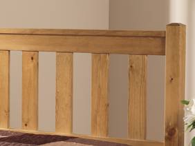 Friendship Mill Shaker Pine Double Headboard2