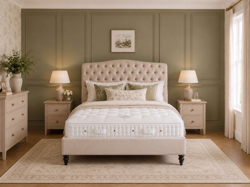 Vispring Bedstead Traditional Small Single Long Mattress4