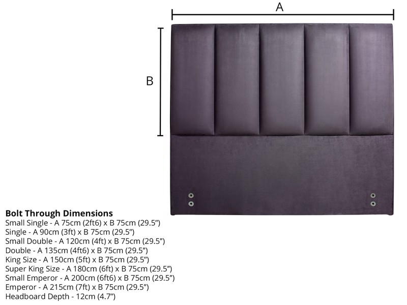 Vispring Ceto Small Emperor Headboard5