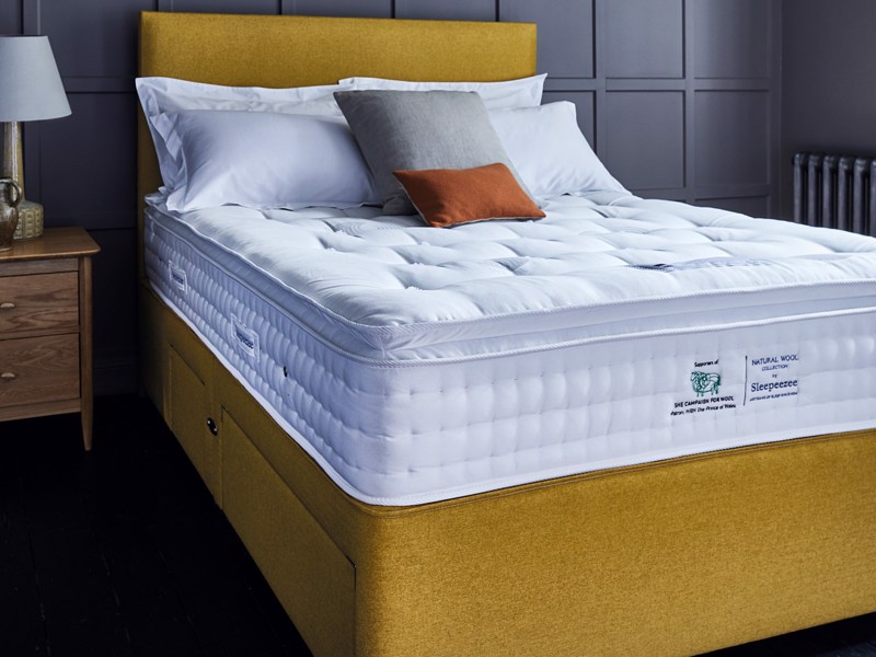 Sleepeezee Wool Supreme 2400 Super King Size Divan Bed4