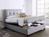 Land Of Beds Jefferson Marbella Grey Fabric King Size Ottoman Bed3
