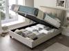 Land Of Beds Jefferson Oatmeal Fabric Super King Size Ottoman Bed3