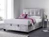 Land Of Beds Jefferson Silver Fabric Ottoman Bed1