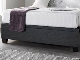 Land Of Beds Jefferson Slate Fabric Ottoman Bed4