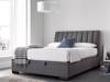 Land Of Beds Truman Grey Fabric Ottoman Bed1