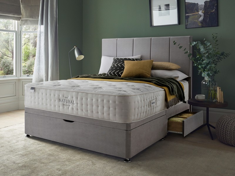 Silentnight Sunglow Natural King Size Divan Bed1