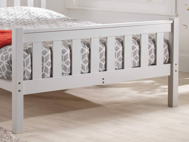 Friendship Mill Shaker Grey High Footend Wooden Single Bed Frame3
