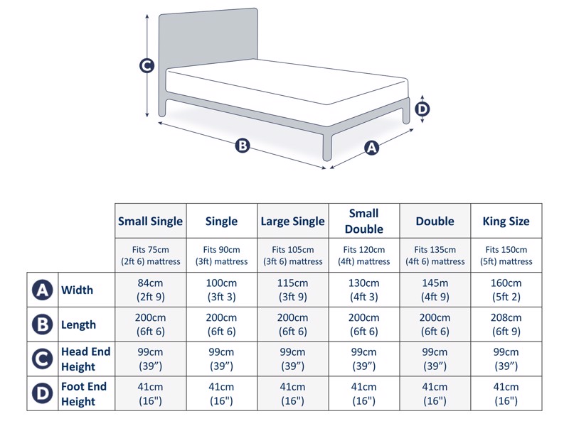 Friendship Mill Shaker Grey Low Footend Wooden Bed Frame3