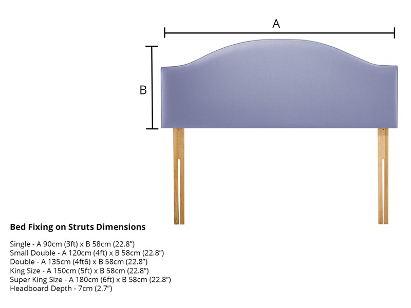 Relyon Curve Small Double Headboard3