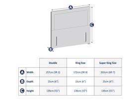 Silentnight Osprey Headboard5