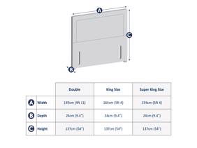 Silentnight Falcon Headboard5