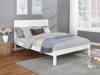 Land Of Beds Winton White Wooden Double Bed Frame1