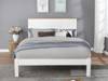 Land Of Beds Winton White Wooden Double Bed Frame3