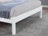 Land Of Beds Winton White Wooden Double Bed Frame4