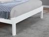 Land Of Beds Winton White Wooden Bed Frame4
