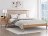 Land Of Beds Penrith Oak Wooden Bed Frame1