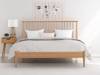 Land Of Beds Penrith Oak Wooden King Size Bed Frame3