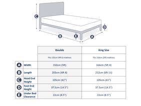 Land Of Beds Penrith Oak Wooden Bed Frame6