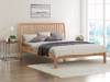 Land Of Beds Gosford Oak Wooden Bed Frame1