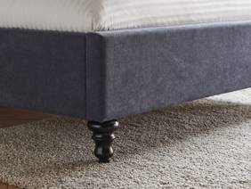 Land Of Beds Bridgerton Dark Grey Fabric Bed Frame5