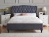 Land Of Beds Bridgerton Dark Grey Fabric Bed Frame3