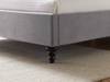 Land Of Beds Bridgerton Light Grey Fabric Bed Frame4