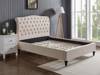 Land Of Beds Bridgerton Natural Fabric Double Bed Frame5