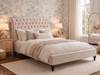 Land Of Beds Bridgerton Natural Fabric Bed Frame1