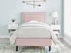 Land Of Beds Danbury Pink Fabric Childrens Bed3