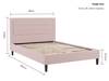 Land Of Beds Danbury Pink Fabric Childrens Bed6