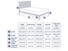 Land Of Beds Cobar Oak Wooden Bed Frame4