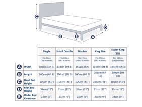 Land Of Beds Cobar Oak Wooden Bed Frame4