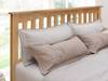 Land Of Beds Cobar Oak Wooden Super King Size Bed Frame2