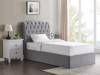 Land Of Beds Bridgerton Light Grey Fabric Ottoman Bed1