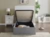 Land Of Beds Bridgerton Light Grey Fabric Ottoman Bed5