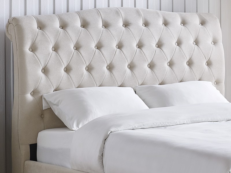 Land Of Beds Bridgerton Natural Fabric Ottoman Bed4