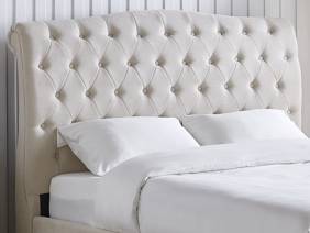 Land Of Beds Bridgerton Natural Fabric Single Ottoman Bed4