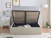 Land Of Beds Bridgerton Natural Fabric Ottoman Bed6