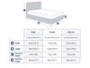 Land Of Beds Bridgerton Natural Fabric Ottoman Bed9