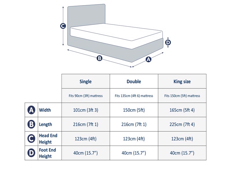 Land Of Beds Bridgerton Natural Fabric Ottoman Bed6