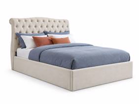 Land Of Beds Bridgerton Natural Fabric Ottoman Bed5
